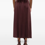 Gonna svasata con zip in marrone Forte forte - donna 