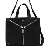 Borsa tote con dettaglio zip in nero HELIOT EMIL - uomo 