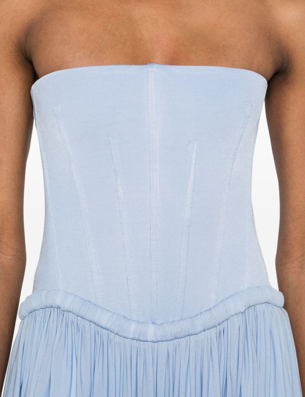Abito lungo adalys in azzurro ROTATE BIRGER CHRISTENSEN - donna 