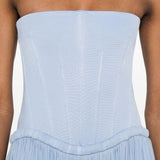 Abito lungo adalys in azzurro ROTATE BIRGER CHRISTENSEN - donna 