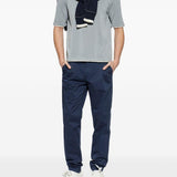 T-shirt in maglia a coste in azzurro Eleventy - uomo 