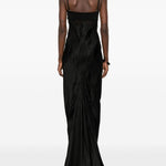 Abito combo slip in nero Rick Owens - donna 