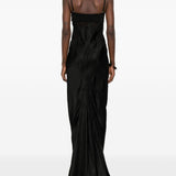 Abito combo slip in nero Rick Owens - donna 