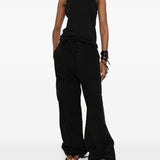 Pantaloni cargo con coulisse in nero Entire studios - unisex 