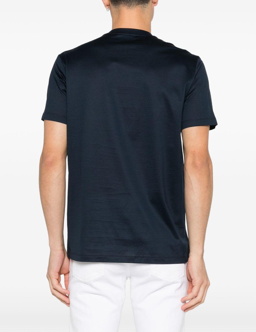 T-shirt a maniche corte in blu Tokyo luxury brand - uomo 