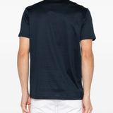 T-shirt a maniche corte in blu Tokyo luxury brand - uomo 