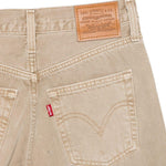 Jeans a gamba larga con costine torace in marrone  Levi's - donna 