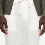 Pantaloni con coulisse Covent in bianco Briglia 1949 - uomo 