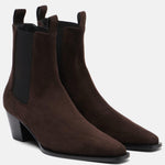 Stivaletti in suede in marrone Toteme - donna 