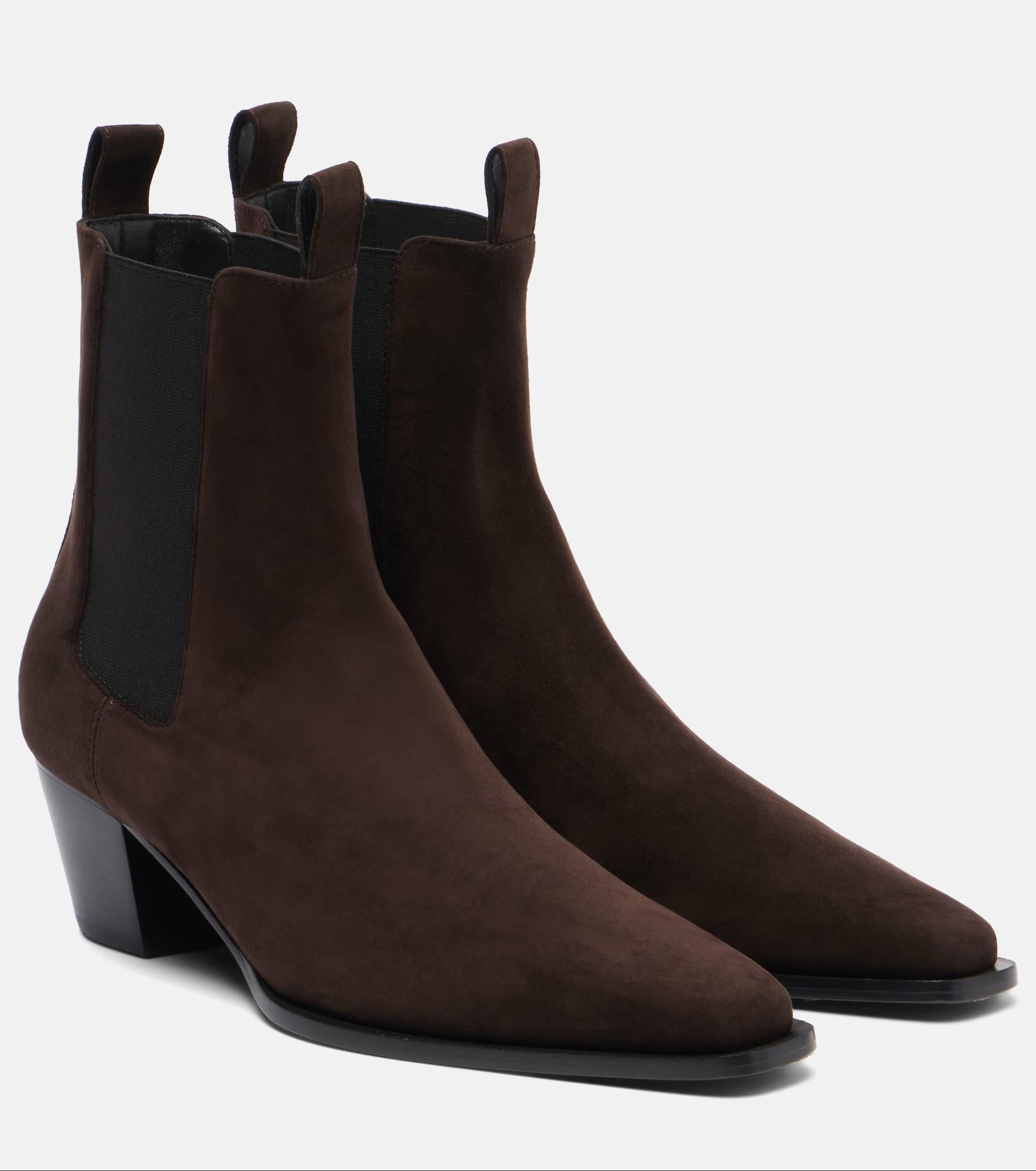 Stivaletti in suede in marrone Toteme - donna 