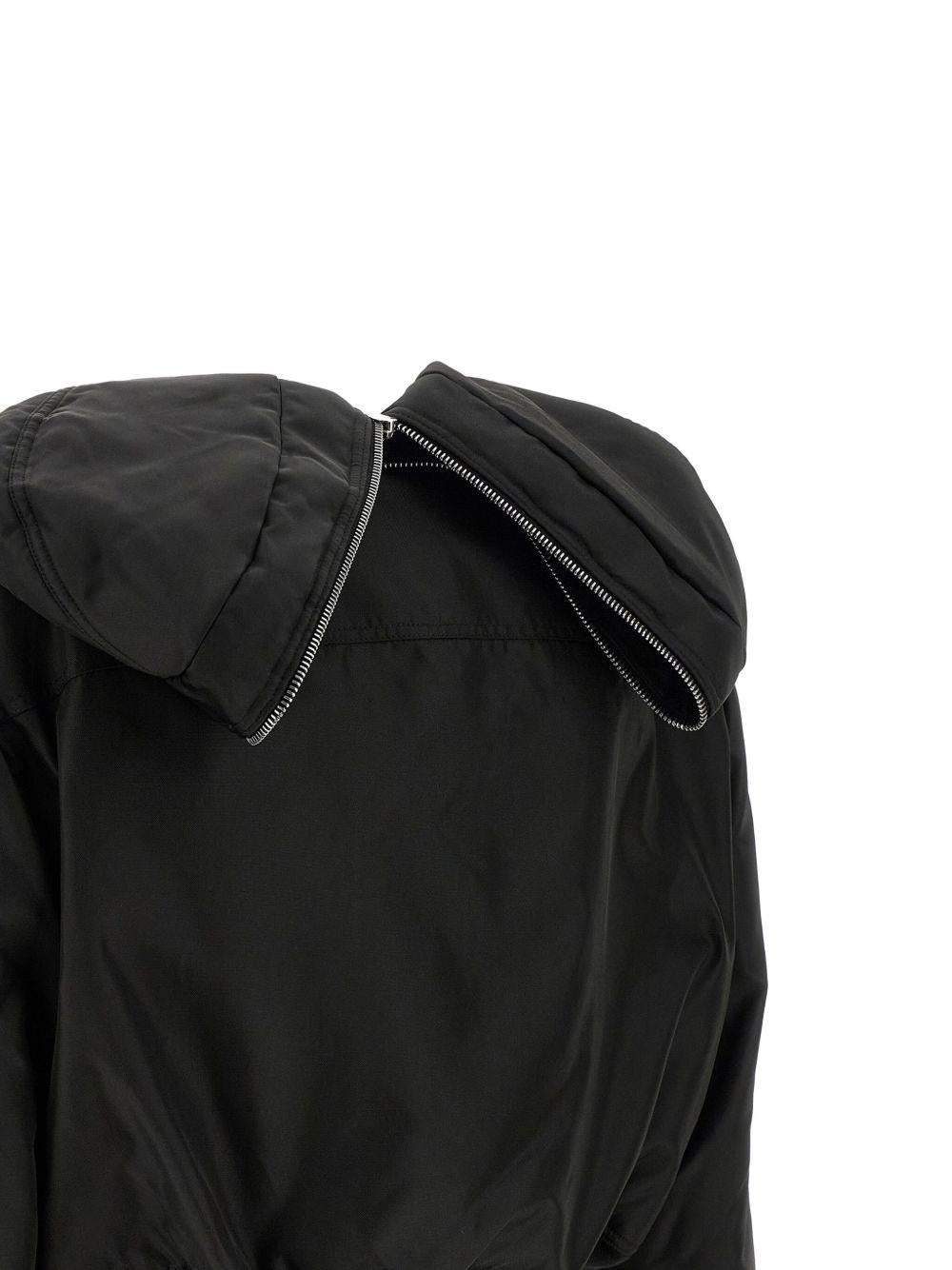 Giacca Alice con zip in nero Rick owens drkshdw - uomo 