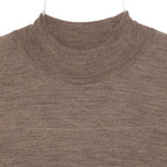 Maglione a collo alto in marrone John smedley - uomo 