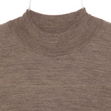 Maglione a collo alto in marrone John smedley - uomo 