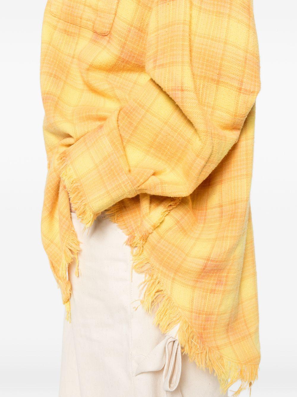 Camicia a quadri in giallo R13 - donna 