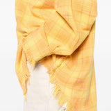 Camicia a quadri in giallo R13 - donna 