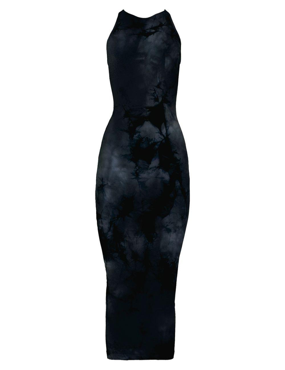 Abito con fantasia tie dye in blu Wolford - donna 