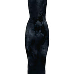 Abito con fantasia tie dye in blu Wolford - donna 