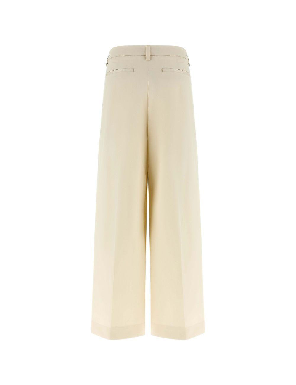 pantaloni deva in avorio the latest - donna 