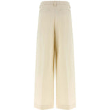 pantaloni deva in avorio the latest - donna 
