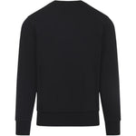 Felpa con logo in cotone in nero Moncler - uomo 