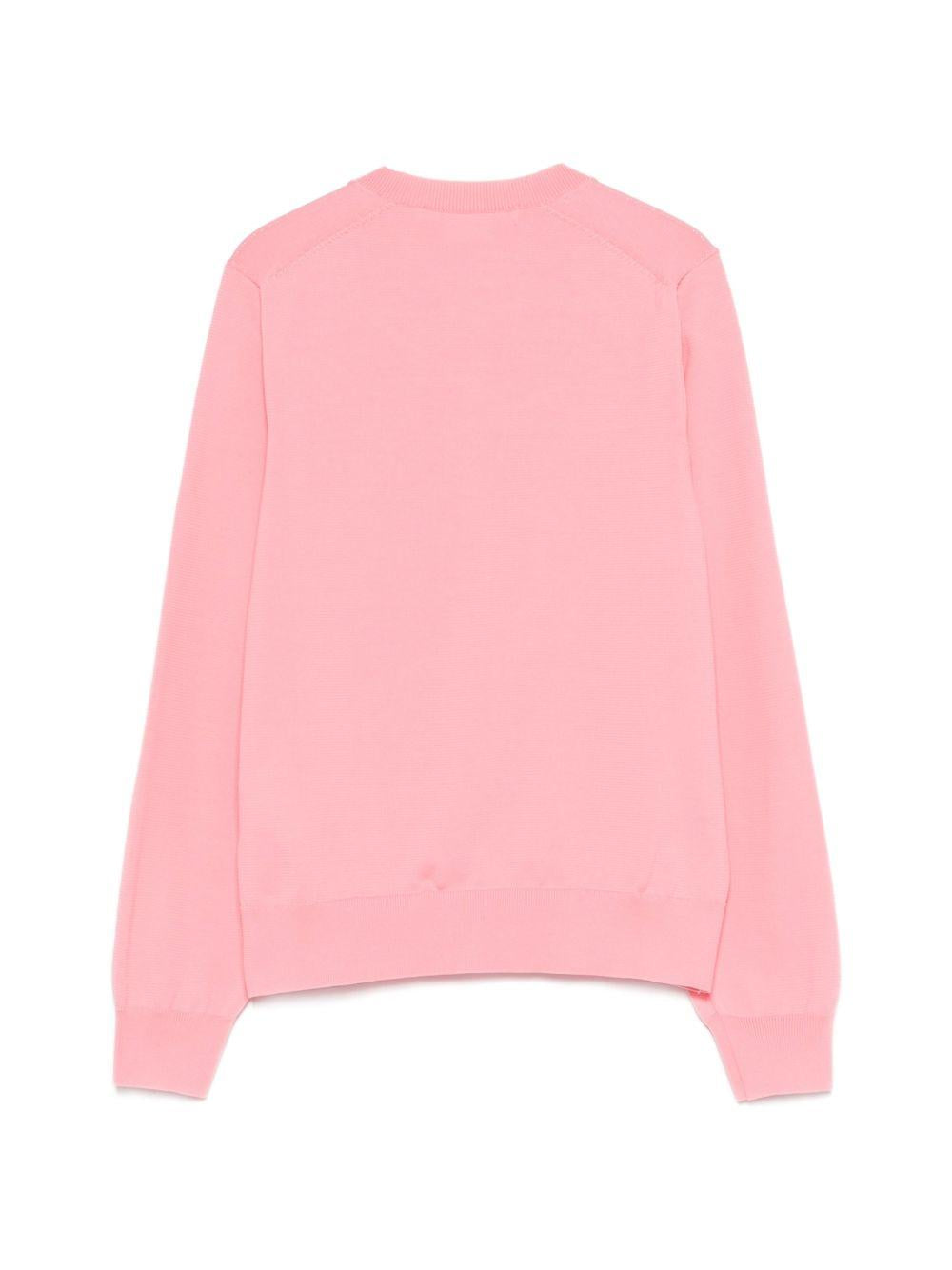 Cardigan con bottoni in rosa Comme Des Garçons - donna 