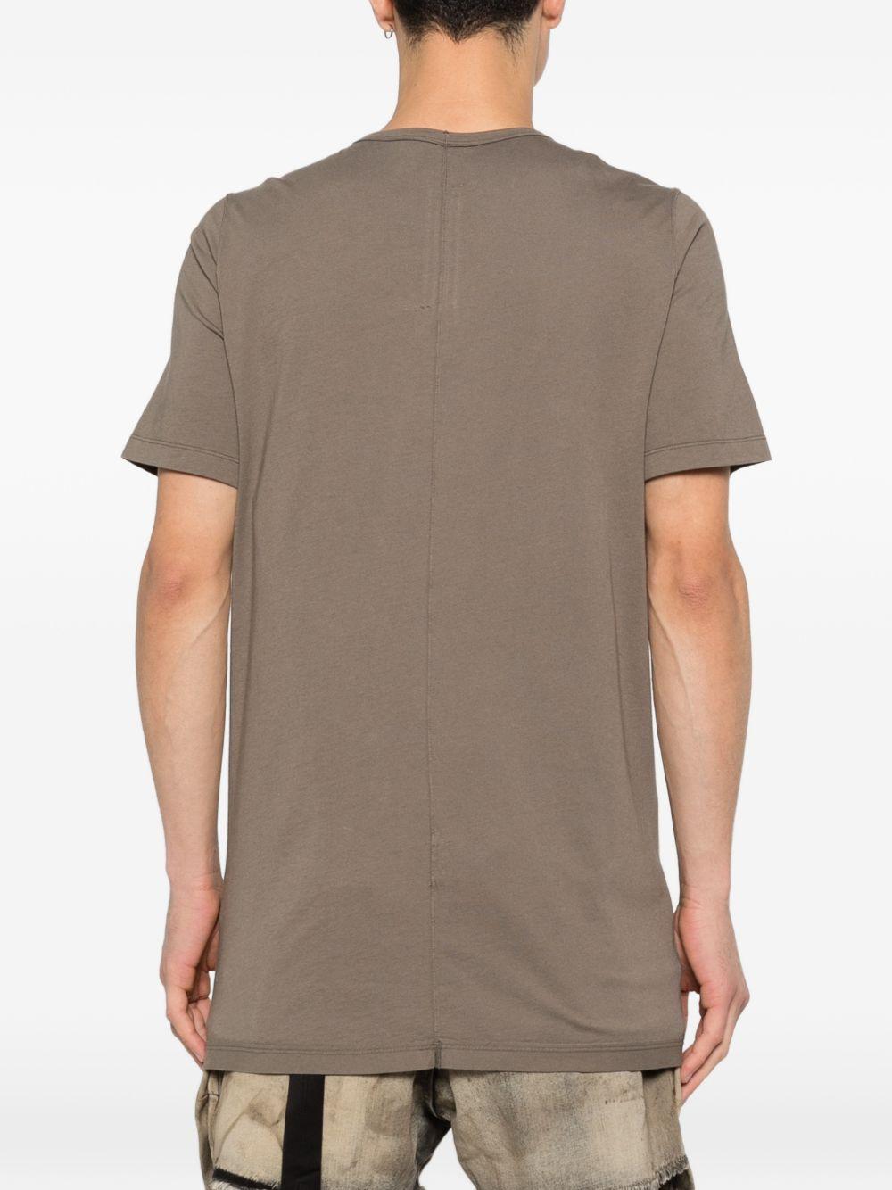 T-shirt con stampa grafica level in grigio Rick owens drkshdw - uomo 