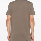 T-shirt con stampa grafica level in grigio Rick owens drkshdw - uomo 