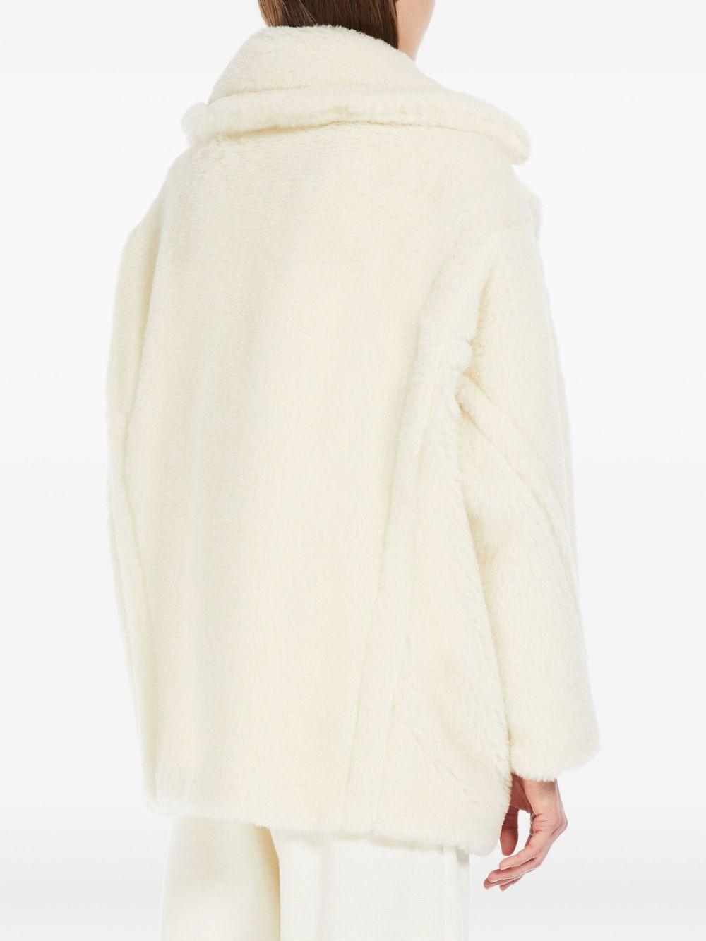 Cappotto corto Teddy Bear olga in bianco Maxmara - donna 