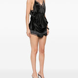 Abito mini con pizzo in nero Magda butrym - donna 