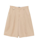 Shorts con dettaglio a bottone in beige Simone rocha - donna 
