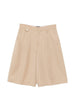 Shorts con dettaglio a bottone in beige Simone rocha - donna