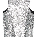 Top con paillettes in argento Junya Watanabe - donna 