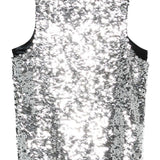 Top con paillettes in argento Junya Watanabe - donna 