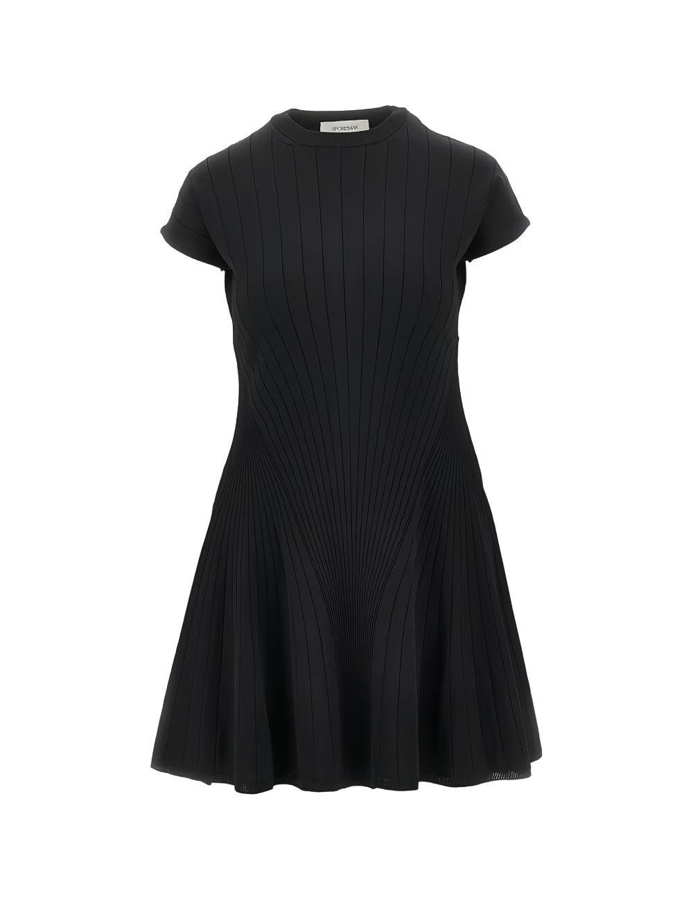 Miniabito a coste ere in nero Maxmara sportmax - donna 