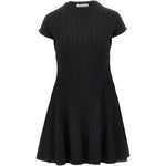 Miniabito a coste ere in nero Maxmara sportmax - donna 
