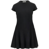 Miniabito a coste ere in nero Maxmara sportmax - donna 