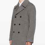 Cappotto doppiopetto in grigio Mackintosh - uomo 