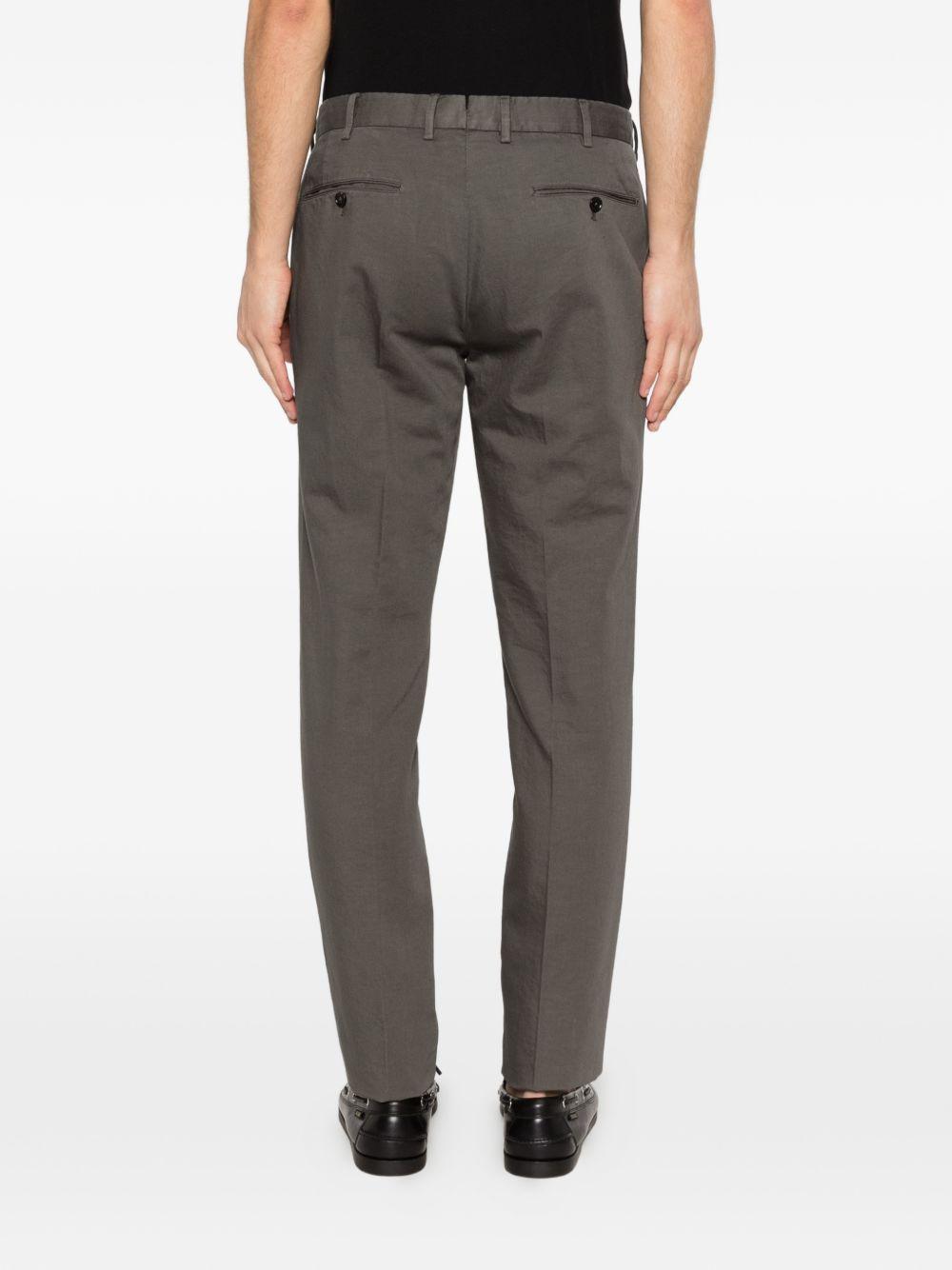 Pantaloni chino con passanti per cintura in grigio Zegna - uomo 