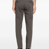 Pantaloni chino con passanti per cintura in grigio Zegna - uomo 