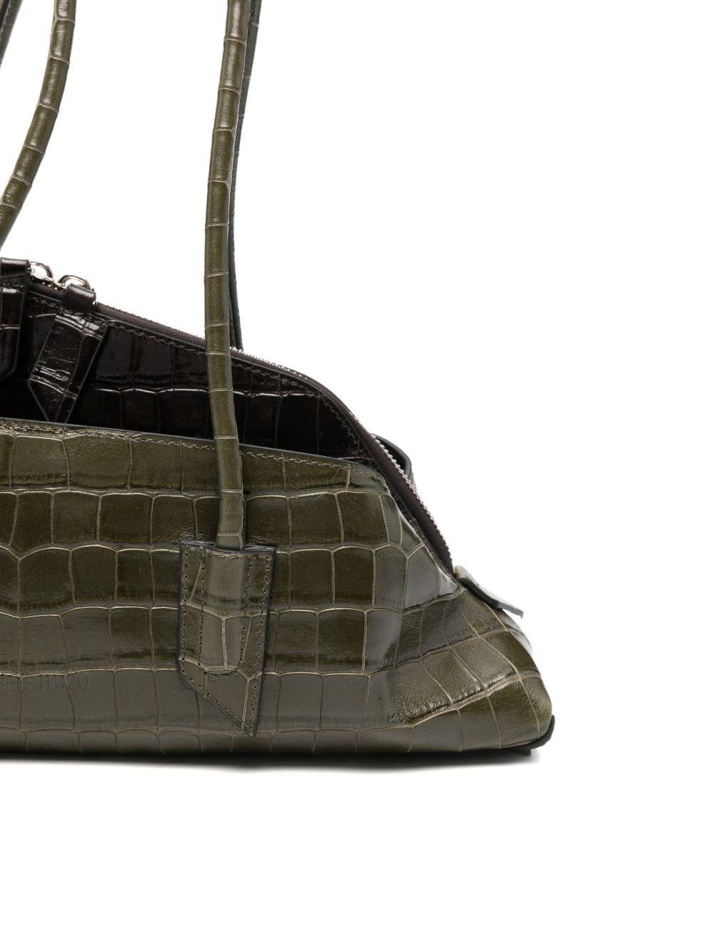 Borsa la passeggiata medium in verde The Attico - donna 