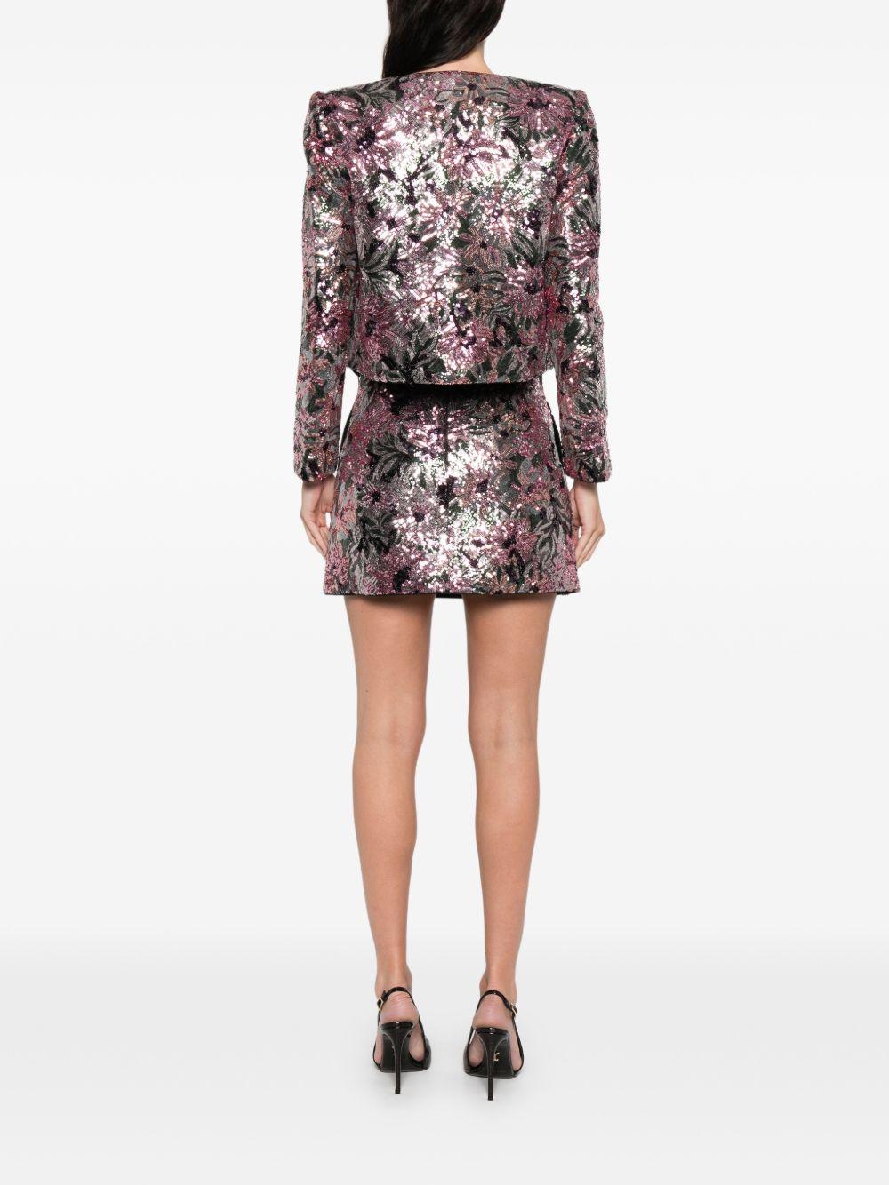 Giacca con paillettes in rosa Self-Portrait - donna 