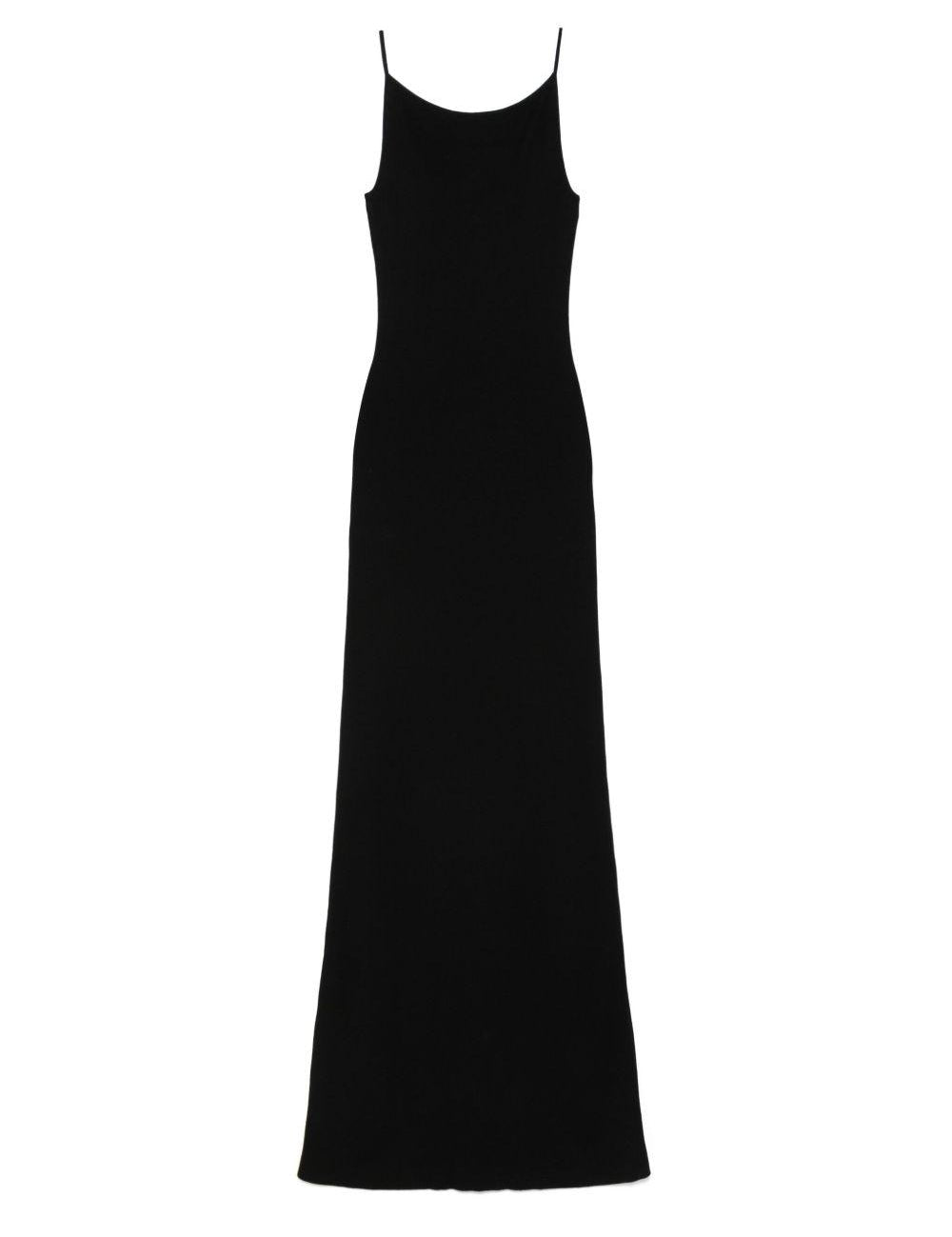 Abito lungo Lyr in maglia in nero Aya Muse - donna 