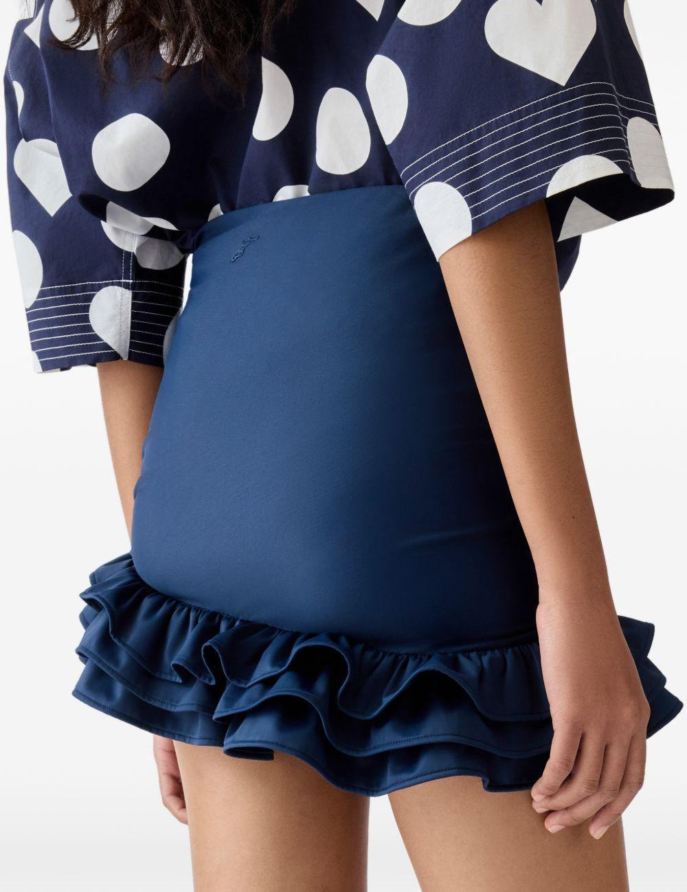 Minigonna la mini jupe playa in blu Jacquemus - donna 