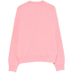 Maglione girocollo a coste in rosa Comme des garcons comme des garcons - donna 