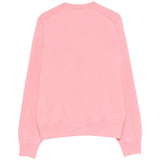 Maglione girocollo a coste in rosa Comme des garcons comme des garcons - donna 