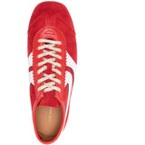 Sneakers con strisce laterali in rosso Dries van noten - donna 