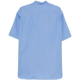 Camicia con logo in azzurro Comme des Garçons Homme - uomo 