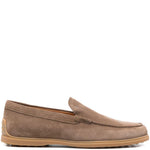 Mocassini in suede in marrone Tod's - uomo 