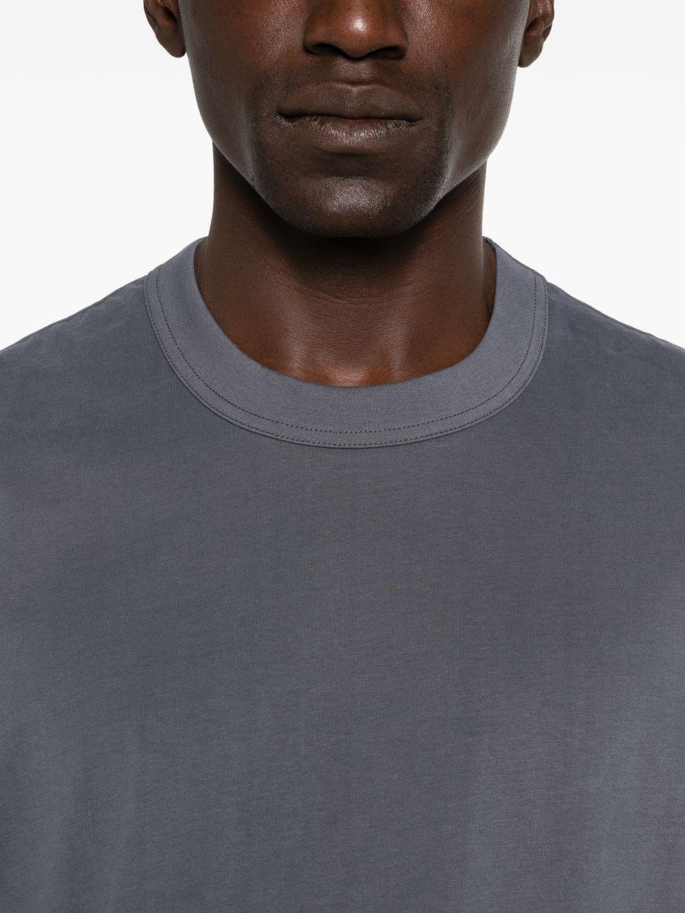 T-shirt a maniche corte con pannelli in grigio Comme des garcons homme - uomo 