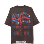 T-shirt con grafica cane dream on tour in marrone Represent - uomo 
